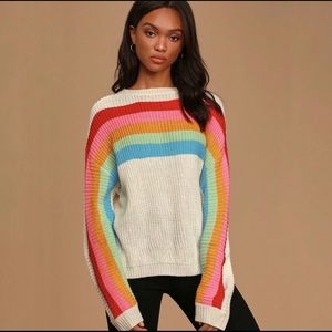 Lulu’s rainbow sweater